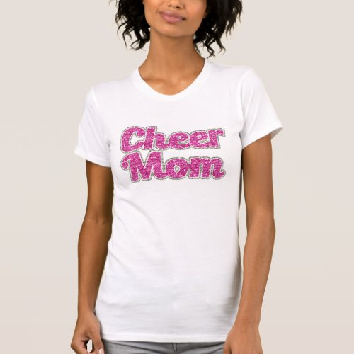 Cheer Mom Glitter Womens shirt