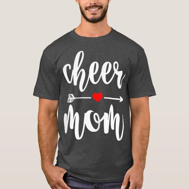 Cheer Mom  Great Mother Cheerleader Gift T-Shirt (Front)