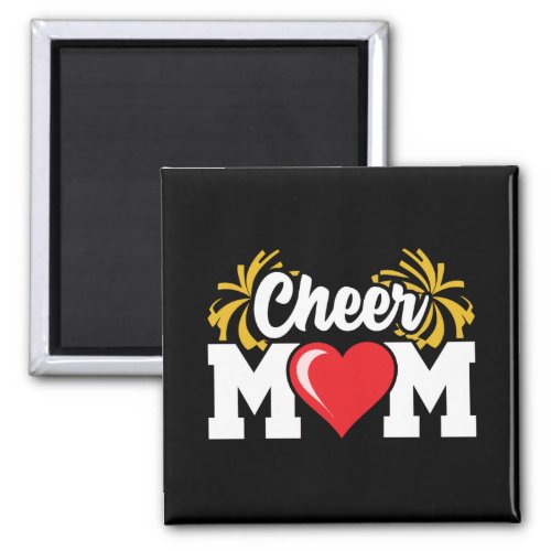 Cheer Mom _ High School Cheerleader _ Cheerleading Magnet