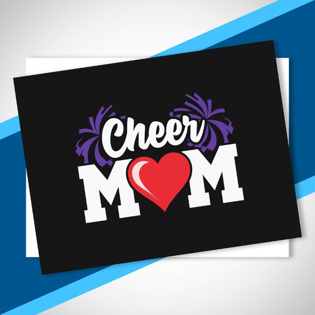 Cheer Mom - High School Cheerleader - Cheerleading Postcard (Creator Uploaded)