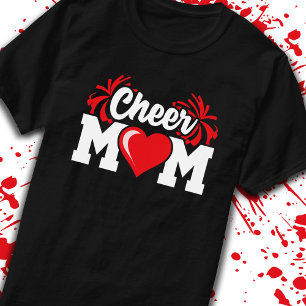 Cheer Mom - High School Cheerleader - Cheerleading T-Shirt