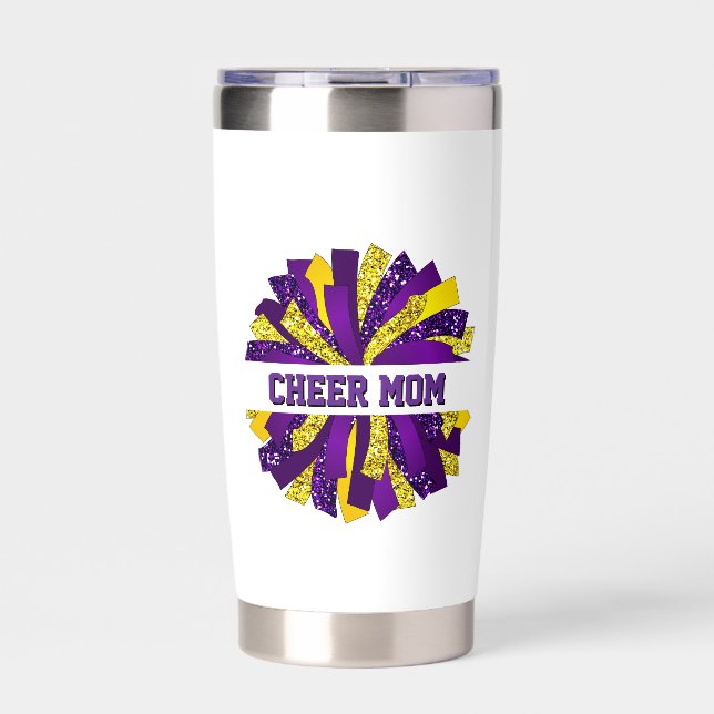 Cheer Mom Insulated Tumbler (Front)