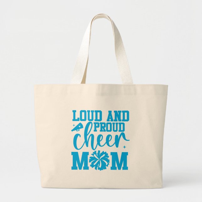 Cheer Mom Jumbo Tote Bag (Front)
