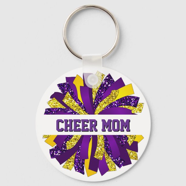 Cheer Mom  Keychain (Front)