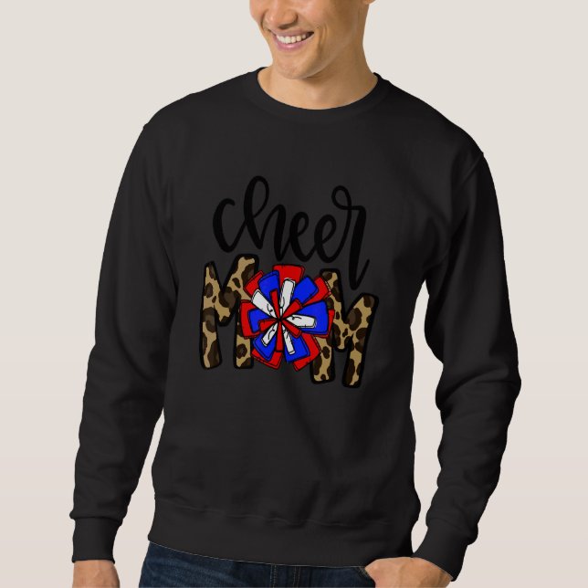 Cheer Mom Leopard Sweatshirt (Front)