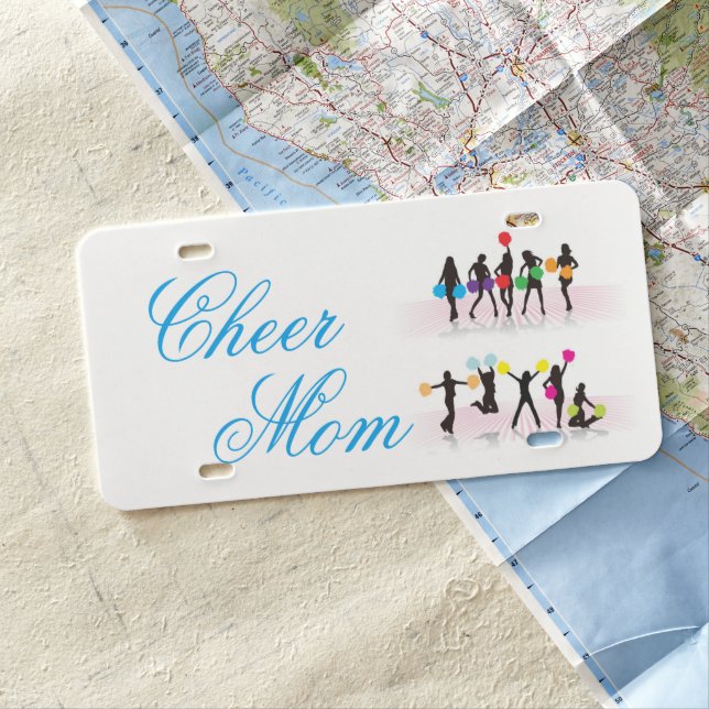 Cheer Mom License Plate (In Situ)