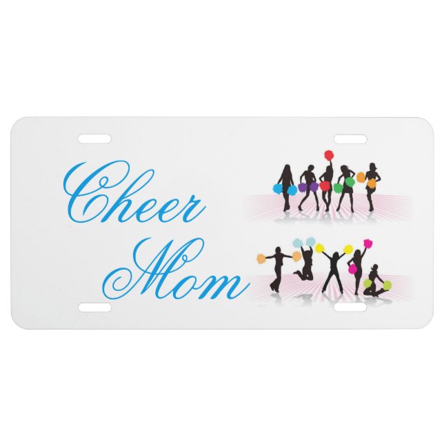 Cheer Mom License Plate (Front)