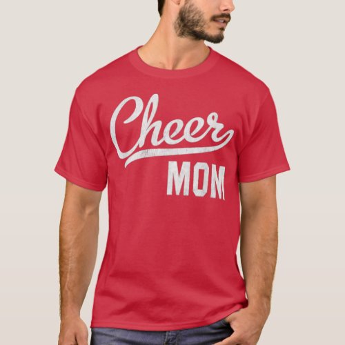 Cheer Mom Proud Cheerleading Mom Gift  T_Shirt