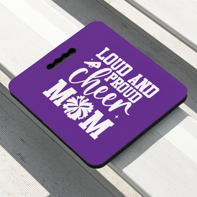 Cheer Mom Stadium Seat Cushion (In Situ)