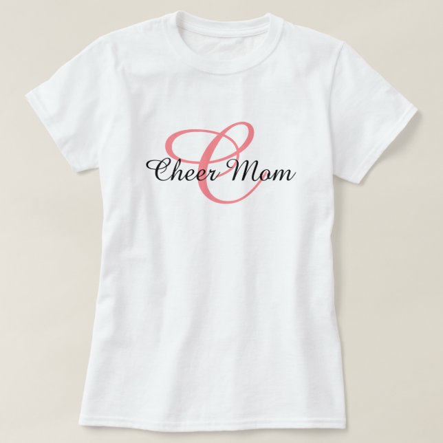 Cheer Mom T-Shirt (Design Front)