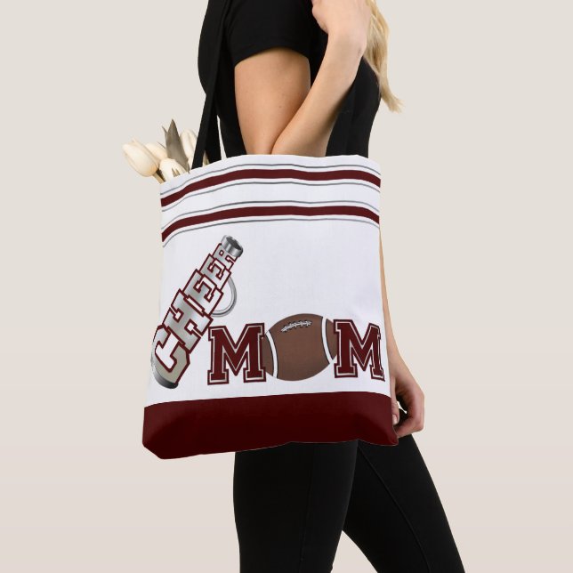 Cheer Mom Tote Bag (Close Up)