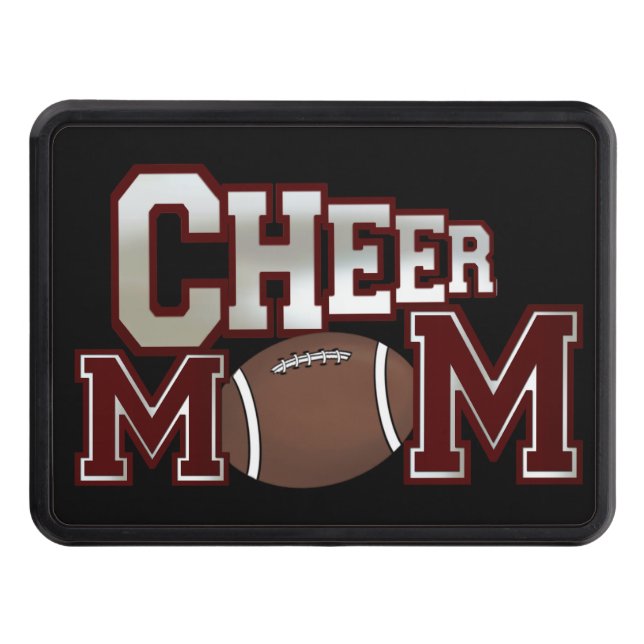 Cheer Mom Trailer Hitch cover (Front)