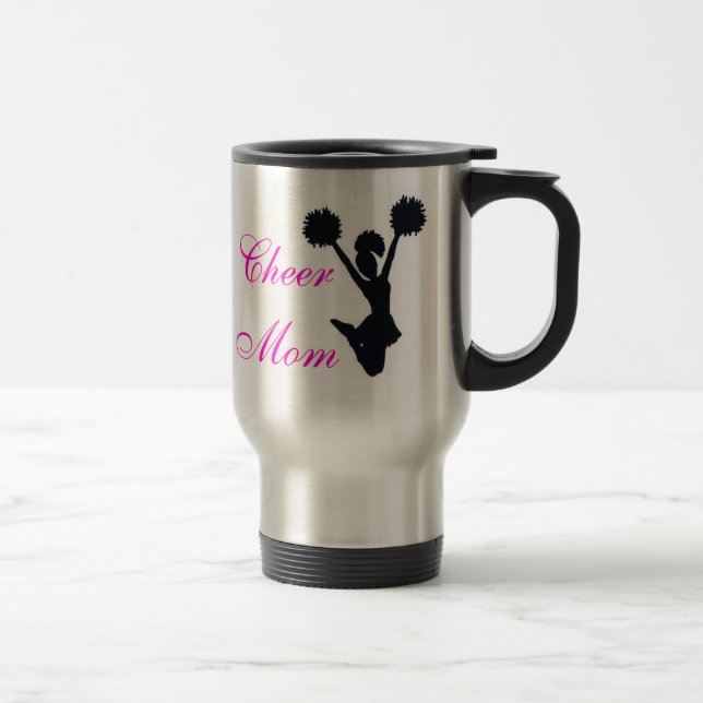 Cheer Mom Travel Mug (Right)