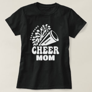 Cheer Mom with Custom Team Name & Kid's Name T-Shirt