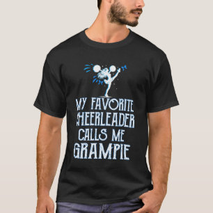 Cheer My Favorite Cheerleader Calls Me Grampie Xma T-Shirt