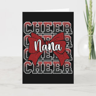 Cheer Nana My Favorite Cheerleader Calls Me Nana R Card