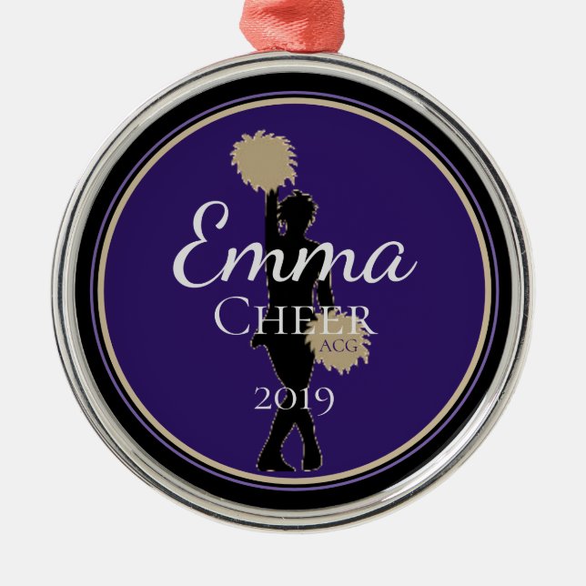 Cheer Ornament Cheerleader (Front)
