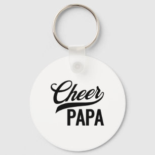 Cheer Papa Cheerleading Matching Family Keychain