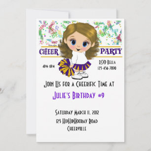 Cheer Party Invitation