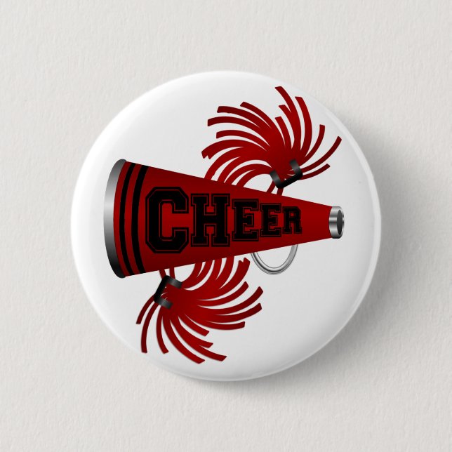 Cheer Pinback Button (Front)