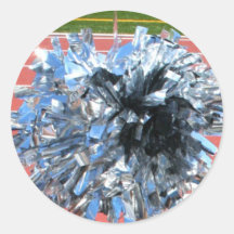 Cheer pom pom stickers
