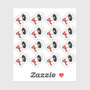 Cheer Practice Megaphone Announcement Planner Sticker