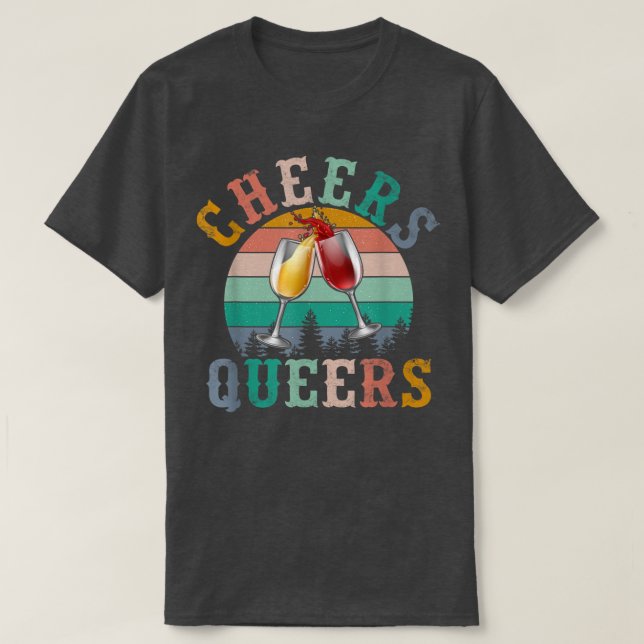 Cheer Queers  T-Shirt (Design Front)