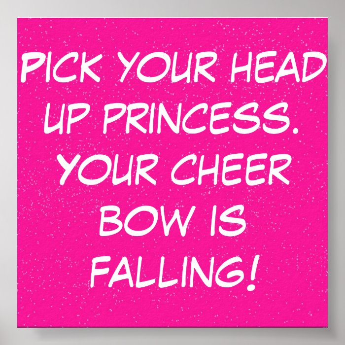 cheer quote poster