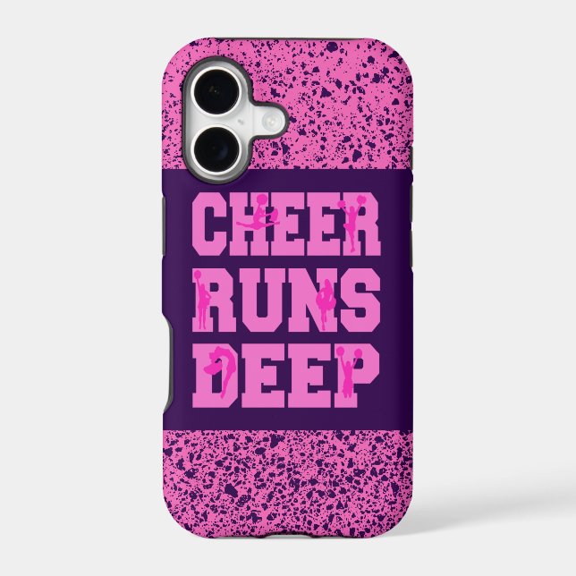 Cheer Runs Deep Iphone Case (Back)