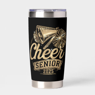 Cheer Senior 2025 Cheerleader Graduation Class Of Insulated Tumbler