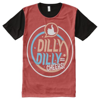 Cheer Shirt/Dilly Dilly shirt/ Apparel All-Over-Print Shirt