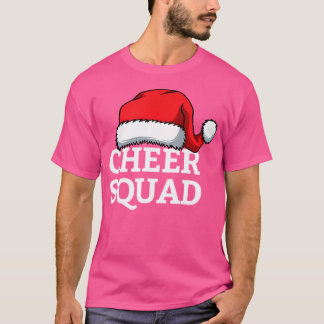 Cheer Squad Christmas Santa Cheerleading Matching T-Shirt