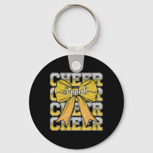 Cheer Squad Funny Cheerleader Cheerleading Coquett Keychain