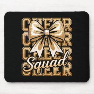 Cheer Squad Gold Funny Srt Cheerleader Cheerleadin Mouse Pad