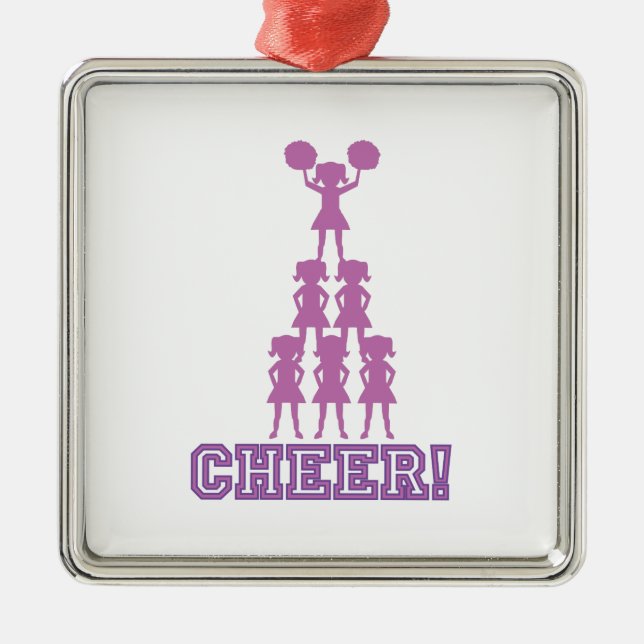 Cheer Squad Metal Ornament (Front)