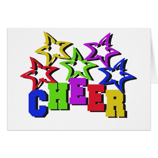 Cheer Stars Cards (Front Horizontal)