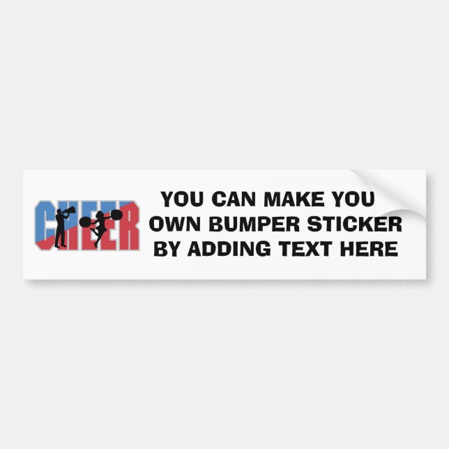 CHEER T-shirts and Gifts Bumper Sticker (Front)