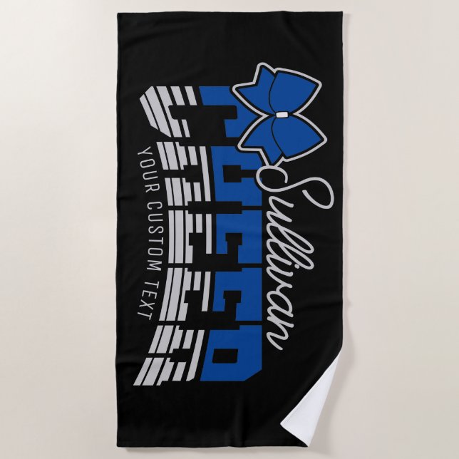 Gltter Name Beach Towel Custom Beach Towels For Dance Teams - Etsy