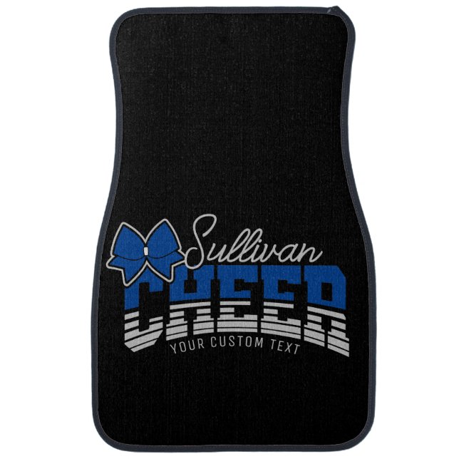 Cheer Team ADD NAME School Athlete Cheerleader  Car Floor Mat (Front)