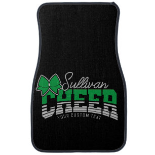Cheer Team ADD NAME School Athlete Cheerleader Car Floor Mat
