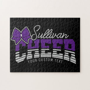 Cheer Team ADD NAME School Athlete Cheerleader Jigsaw Puzzle