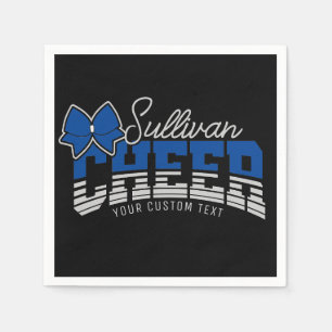 Cheer Team ADD NAME School Athlete Cheerleader Napkins