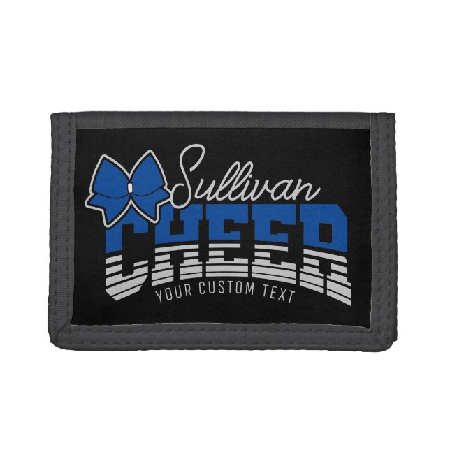 Cheer Team ADD NAME School Athlete Cheerleader  Trifold Wallet (Front)