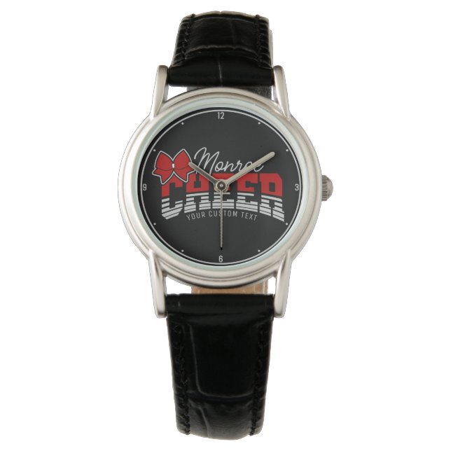 Cheer Team ADD NAME School Athlete Cheerleader  Watch (Front)
