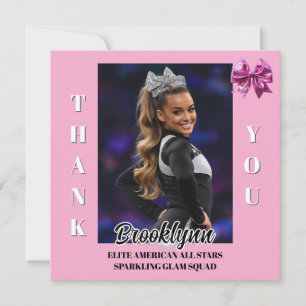 Cheer Team Cheerleader Thank You Cards