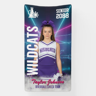 Cheer Team Sports Photo Cheerleading Senior Night Banner