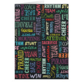 Cheer Terms On The Chalkboard (Front)