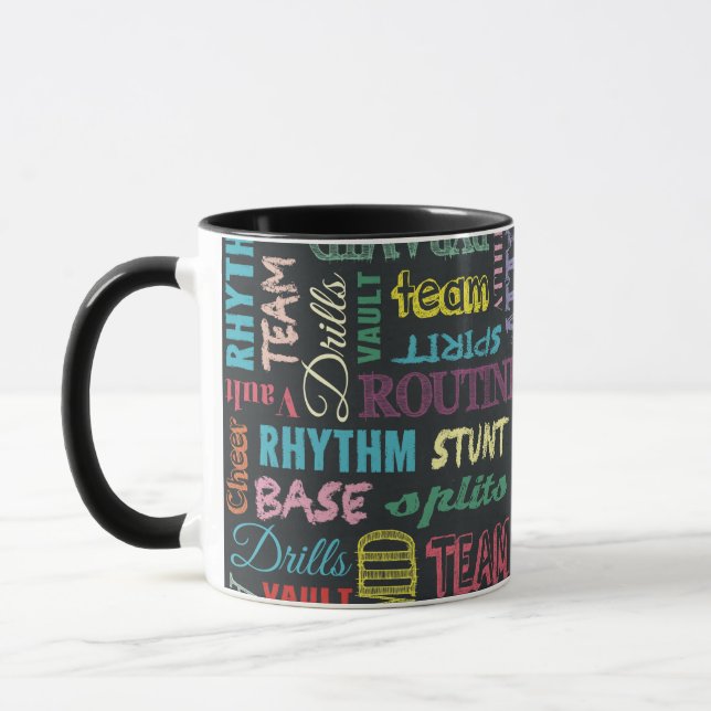 Cheer Terms On The Chalkboard Mug (Left)