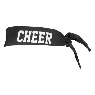 Cheer Tie Back Headband