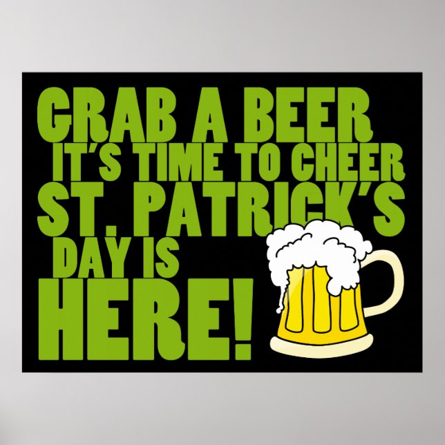 Cheer to St. Patrick's Day Poster (Front)